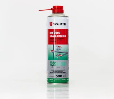 Foto 1 | Grasa Líquida Industrial Sintética Resistente A Alta Fricción Hhs 2000 Wurth 500ml