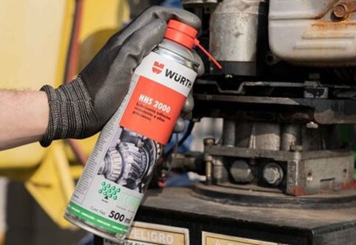 Foto 2 | Grasa Líquida Industrial Sintética Resistente A Alta Fricción Hhs 2000 Wurth 500ml