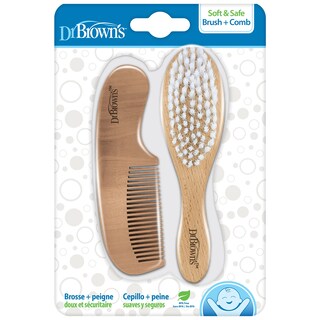 Foto 1 | Set De Cepillo Y Peine Dr. Brown's Soft And Safe Para Bebé - Venta Internacional.