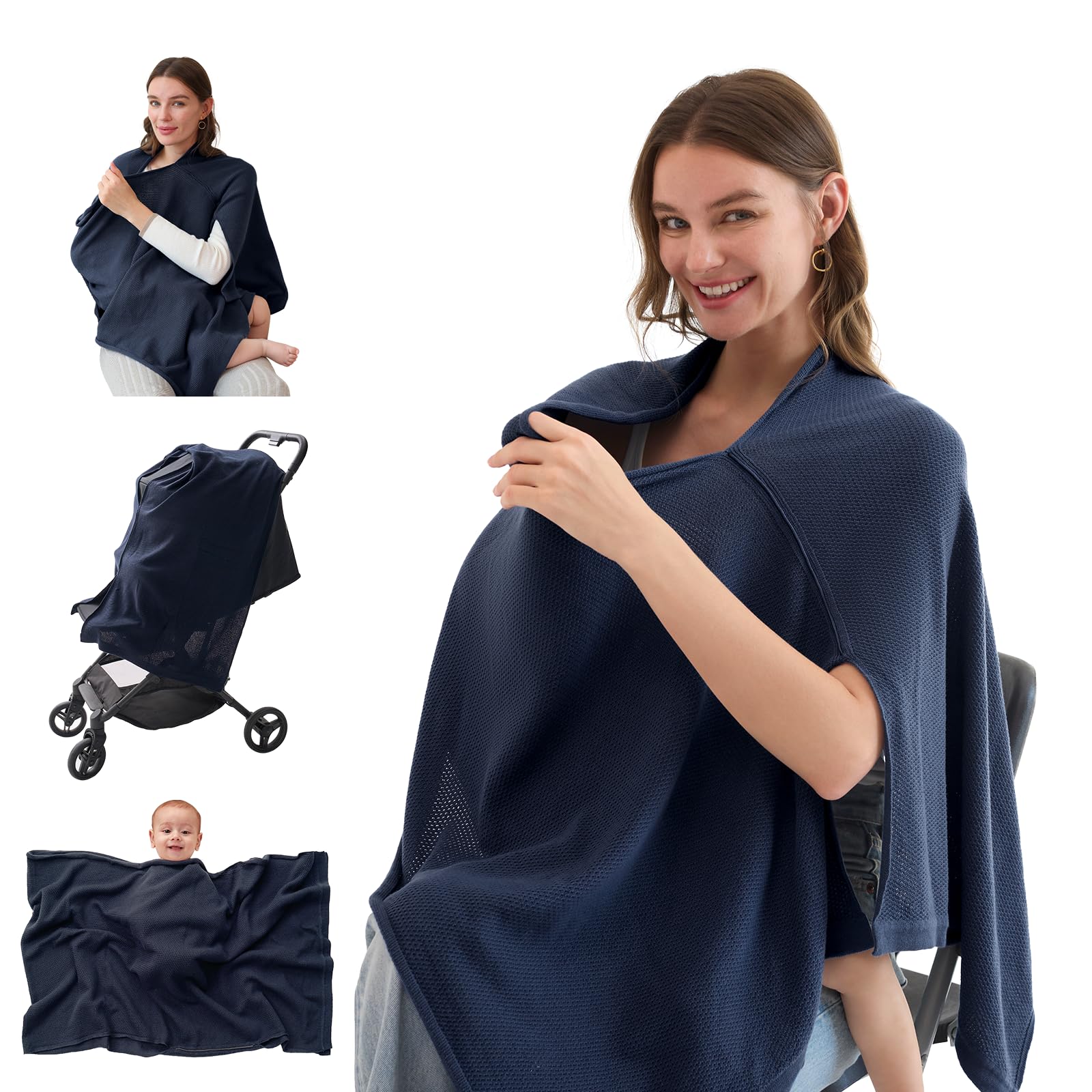 Foto 2 pulgar | Poncho De Privacidad Suave Y Transpirable Momcozy Para Lactancia - Venta Internacional.