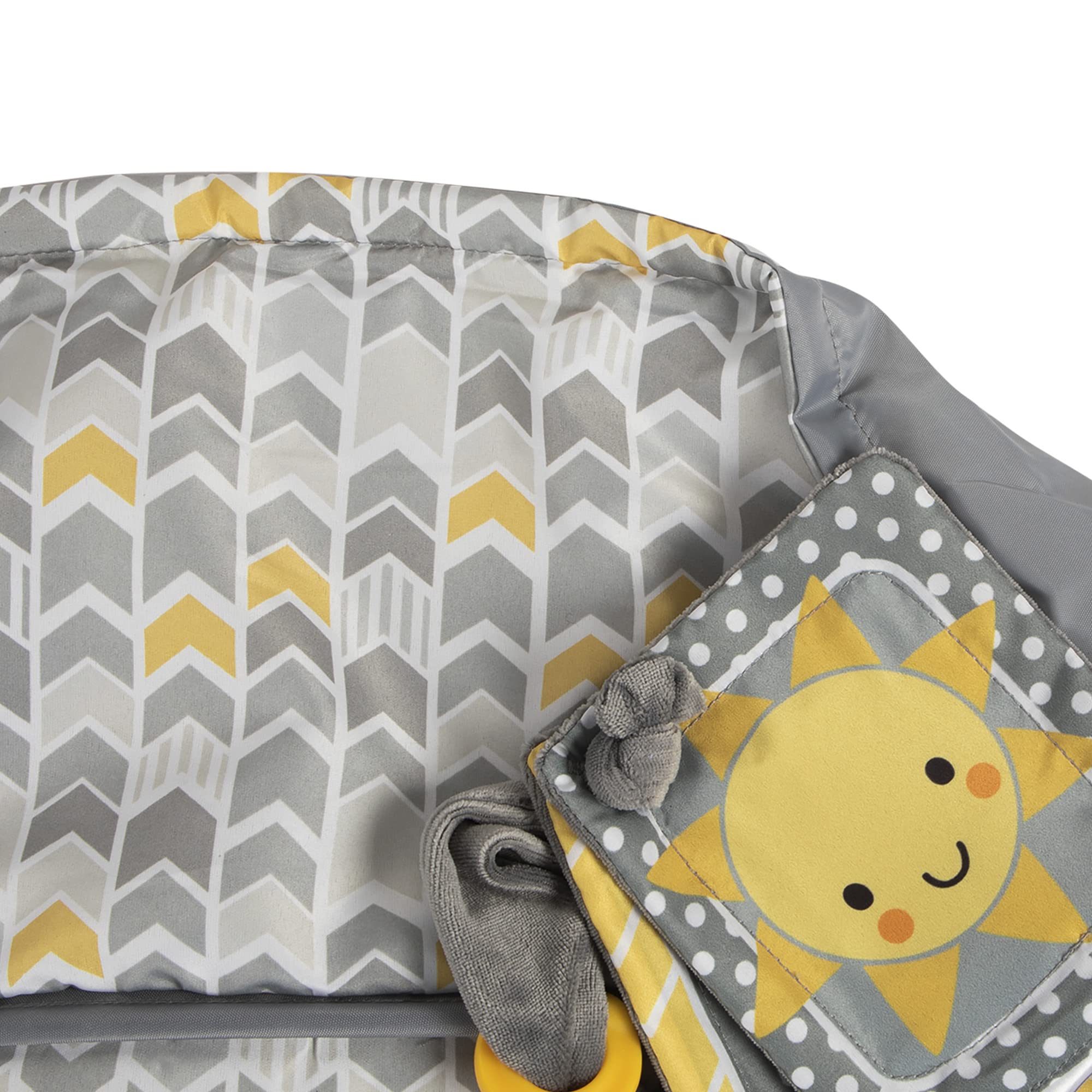 Foto 5 pulgar | Funda Para Carrito De Compras Boppy Sunshine Amarillo/gris De 6 A 48 Meses - Venta Internacional.
