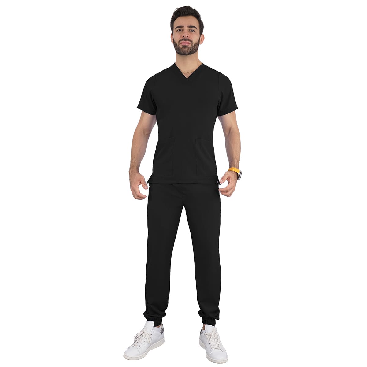 Conjunto Quirúrgico Antifluidos Negro Sea Brazil para Hombres