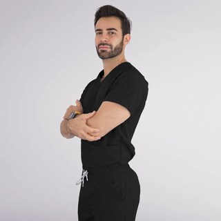 Foto 2 | Conjunto Quirúrgico Antifluidos Negro Sea Brazil para Hombres