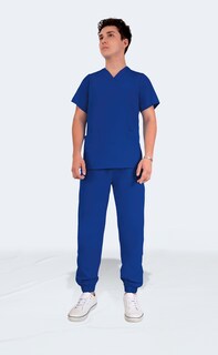 Foto 5 | Conjunto Quirúrgico Antifluidos Azul Rey Sea Brazil para Hombre