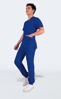 Foto 6 | Conjunto Quirúrgico Antifluidos Azul Rey Sea Brazil para Hombre
