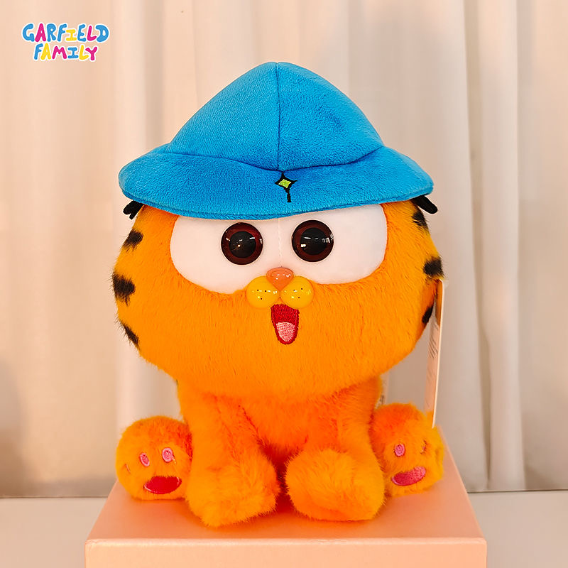 Foto 1 | Peluche De Peluche Sanmu Con Dibujo Animado De Garfield Cat Con Sombrero Azul