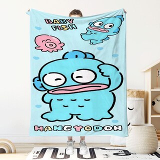 Foto 1 | Manta Sanmu De Franela Suave Con Forma De Anime Con Forma De Pez Bebé Bonito 300 G