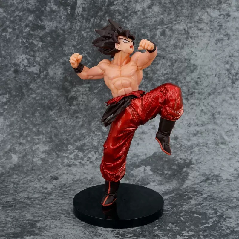 Foto 3 pulgar | Figura De Anime Sanmu Dragon Ball Goku Con Soporte De Pvc  Tamaño Mediano