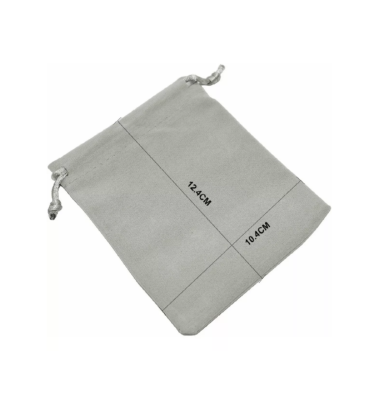 Foto 5 pulgar | 20 Pcs Bolsas BELUG de Terciopelo con Cordón Para Regalo 10x12cm Gris