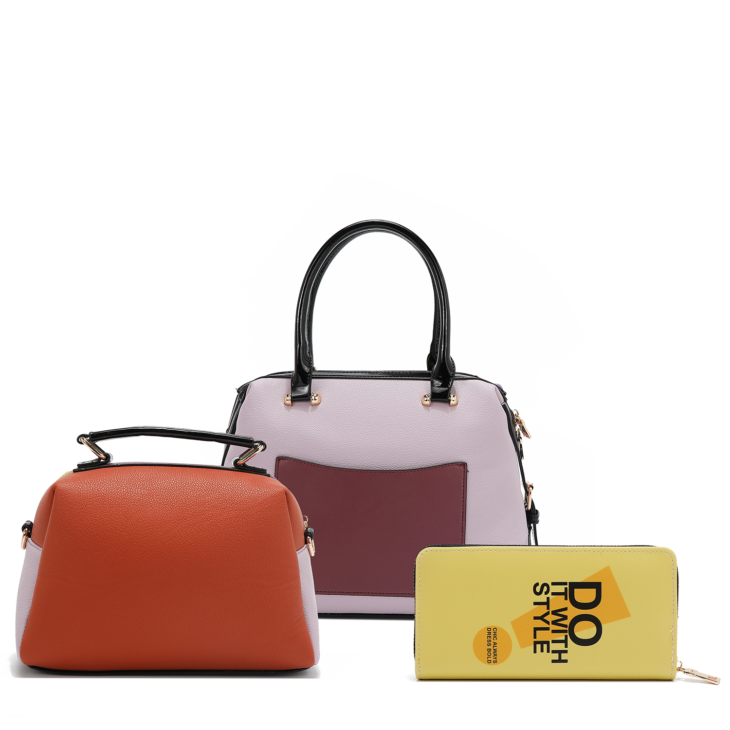 Foto 3 pulgar | Set 3pz Bolsas Y Cartera Nicole Lee Print Nail Polish