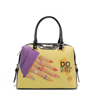 Foto 3 | Set 3pz Bolsas Y Cartera Nicole Lee Print Nail Polish