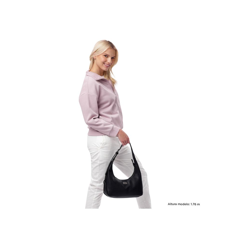 Foto 3 pulgar | Totto Bolsa De Dama - Mujer Crossbody Bandolera Smooth S - A Negro