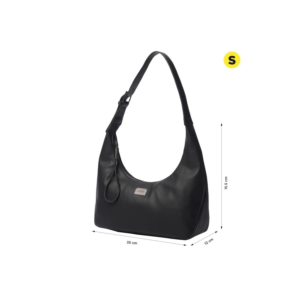 Foto 4 pulgar | Totto Bolsa De Dama - Mujer Crossbody Bandolera Smooth S - A Negro