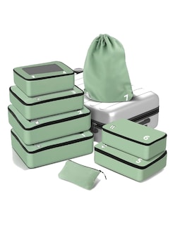Foto 2 | 8pcs Bolsas Organizadoras De Maletas Viaje Verde