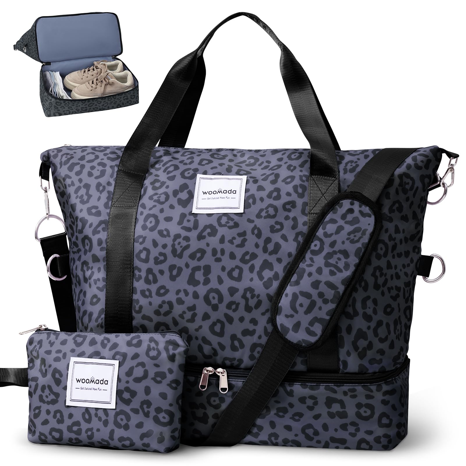 Foto 1 | Bolsa De Viaje Woomada Weekender Para Mujer Con Compartimento Para Zapatos - Venta Internacional.