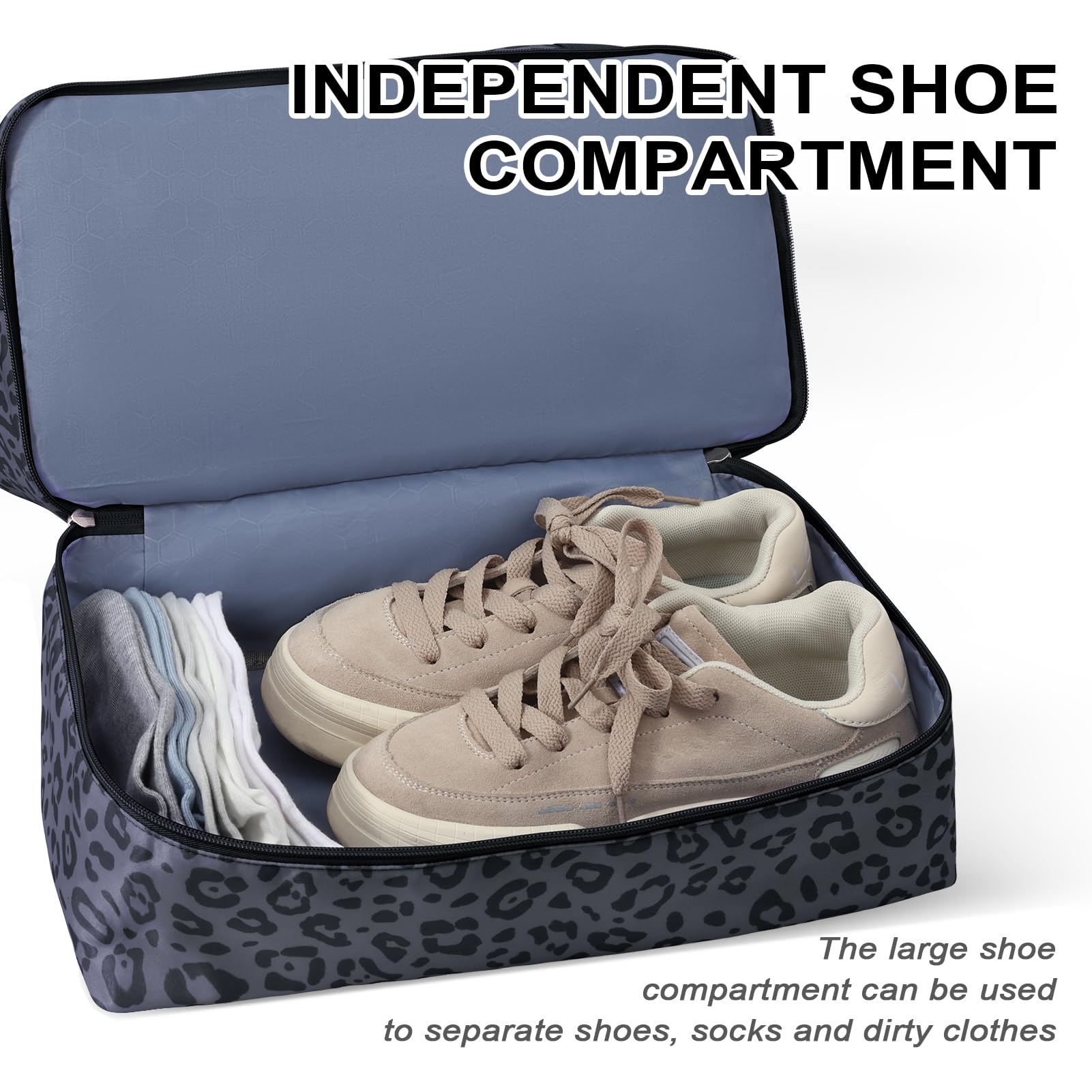 Foto 6 pulgar | Bolsa De Viaje Woomada Weekender Para Mujer Con Compartimento Para Zapatos - Venta Internacional.