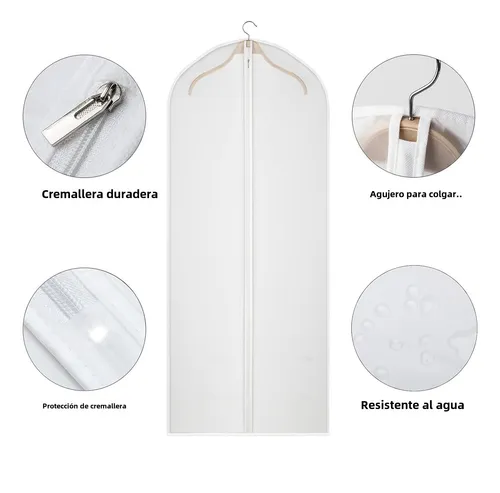 Foto 4 pulgar | 10 Bolsas Protector Xtellar Funda Ropa Traje Cubrepolvo Colgante