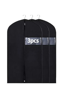Foto 1 | Fundas Para Ropa 60x100 Porta Trajes Con Perchero Negro Negro