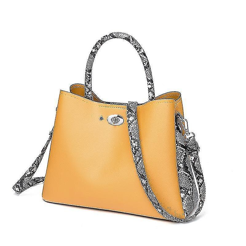 Foto 6 pulgar | Bolsos De Mano Huoguo Snakeskin  Suegra  Negros  2 Piezas - Venta Internacional.