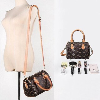 Foto 3 | Bolso Huoguo Bolso Bandolera Tipo Boston Perfecto Para Combinar - Venta Internacional.