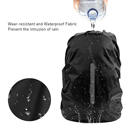 Foto 4 | Venta Internacional- Funda Impermeable para Mochila Reflectante Prueba Lluvia Antipolvo L 41l-55l color Negro