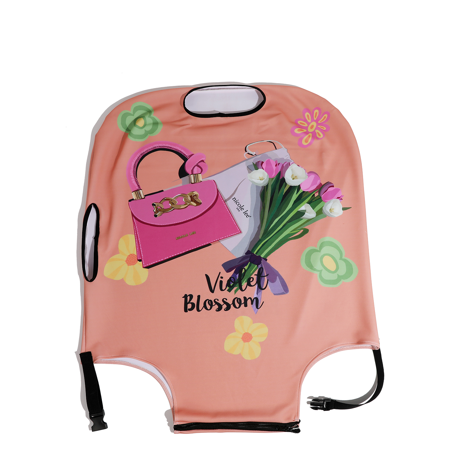Foto 2 pulgar | Funda para Maletas Nicole Lee Print Violet Blossom