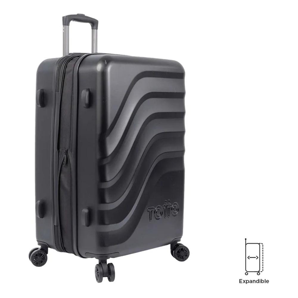 Foto 5 pulgar | Totto Maleta De Viaje Mediana Rígida 4.1kg Bazm+231 Negro