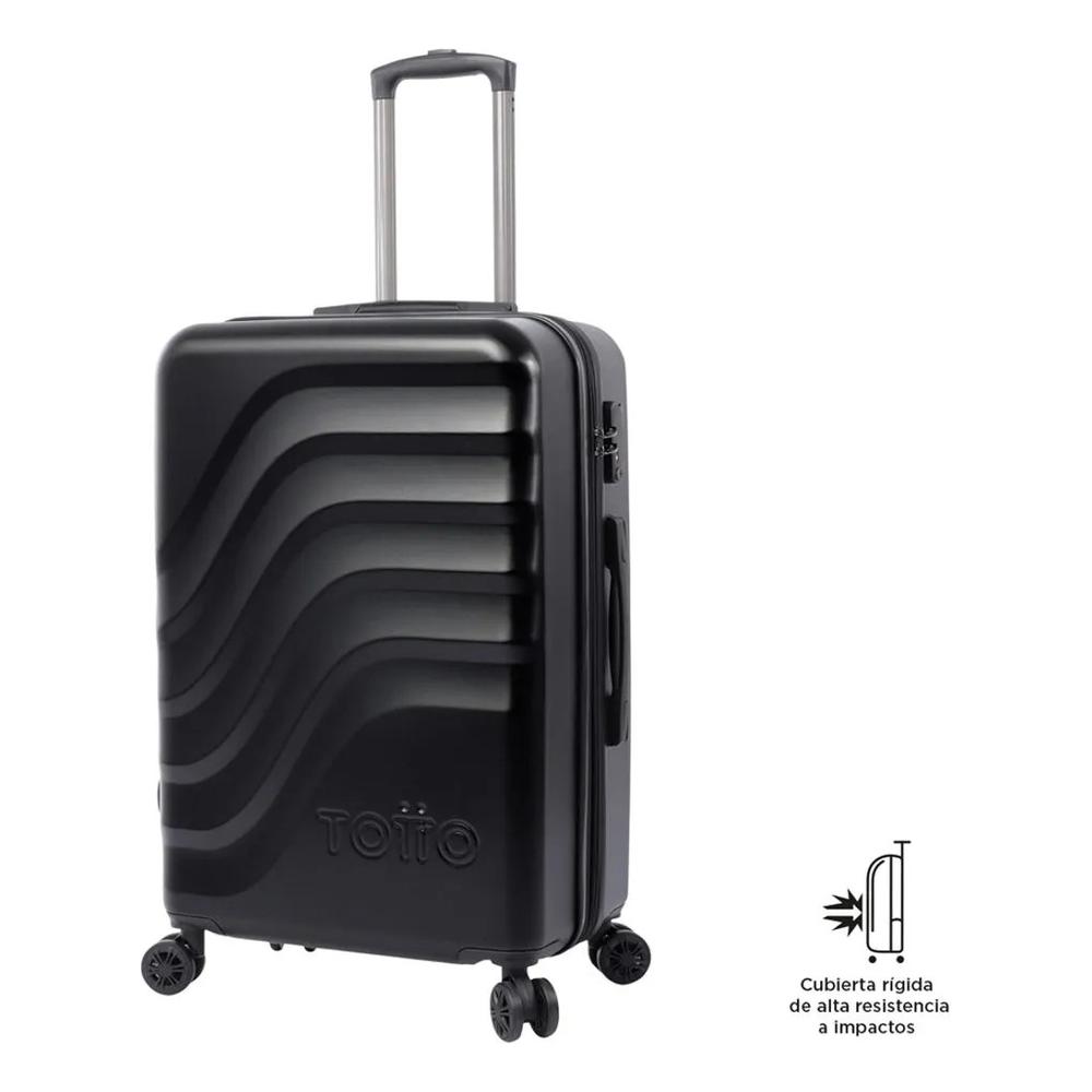 Foto 6 pulgar | Totto Maleta De Viaje Mediana Rígida 4.1kg Bazm+231 Negro