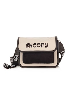 Foto 1 | Bolso Snoopy Casual Blanco Y Negro