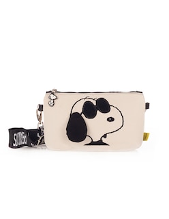 Foto 1 | Clutch Snoopy Casual Blanco Y Negro