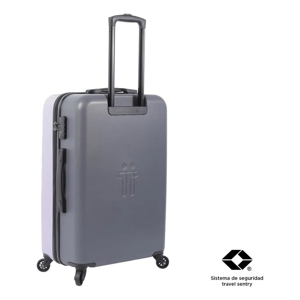 Foto 6 pulgar | Totto Maleta De Viaje Mediana Rígida 4.2kg Bazm231 Violeta
