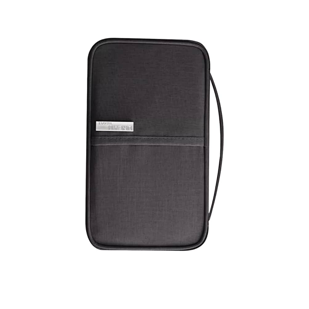 Cartera Porta Funda - Pasaporte - Documentos color Negro $519