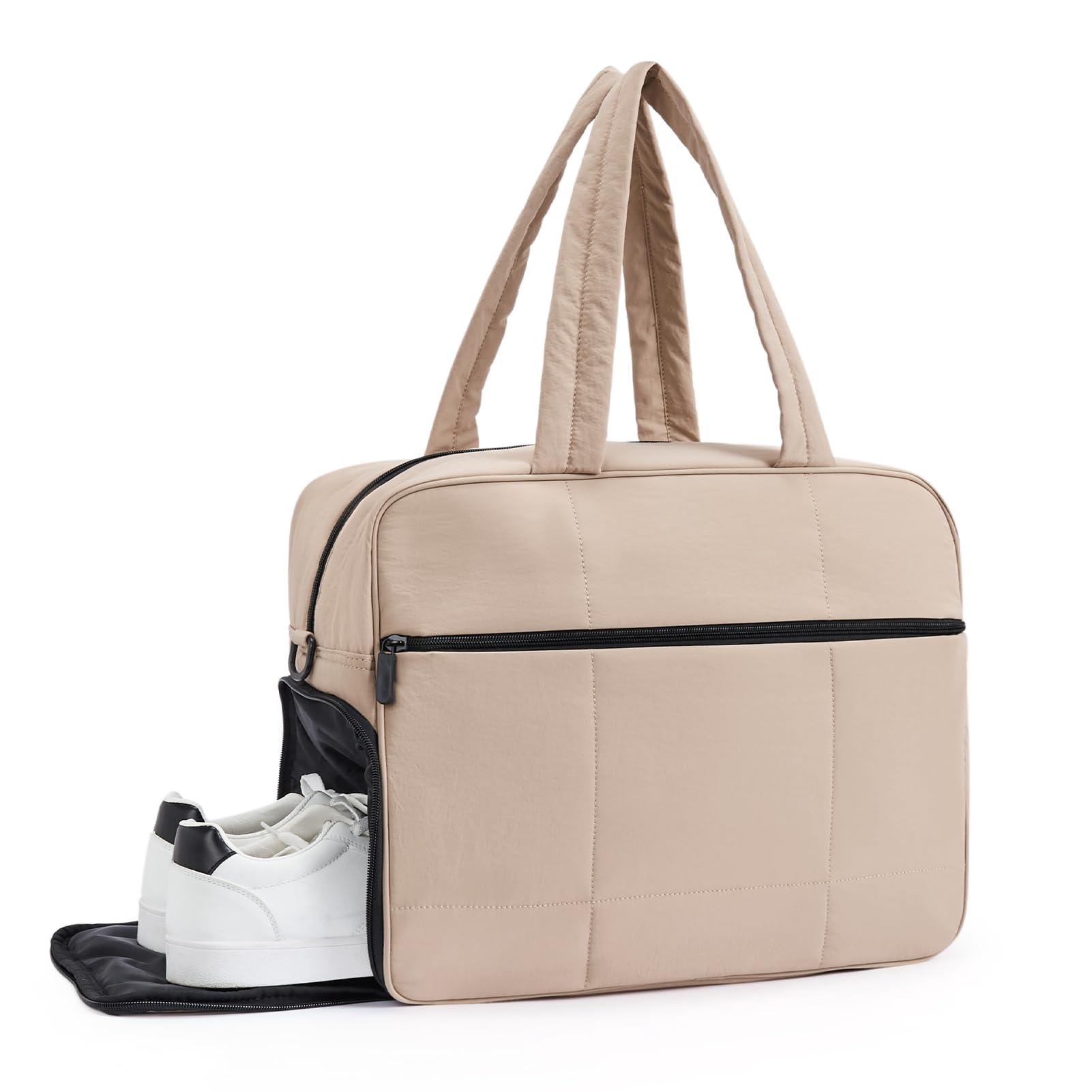 Foto 1 | Bolsa De Viaje Para Fin De Semana Cluci Puffer Tote Con Compartimento Para Zapatos - Venta Internacional.