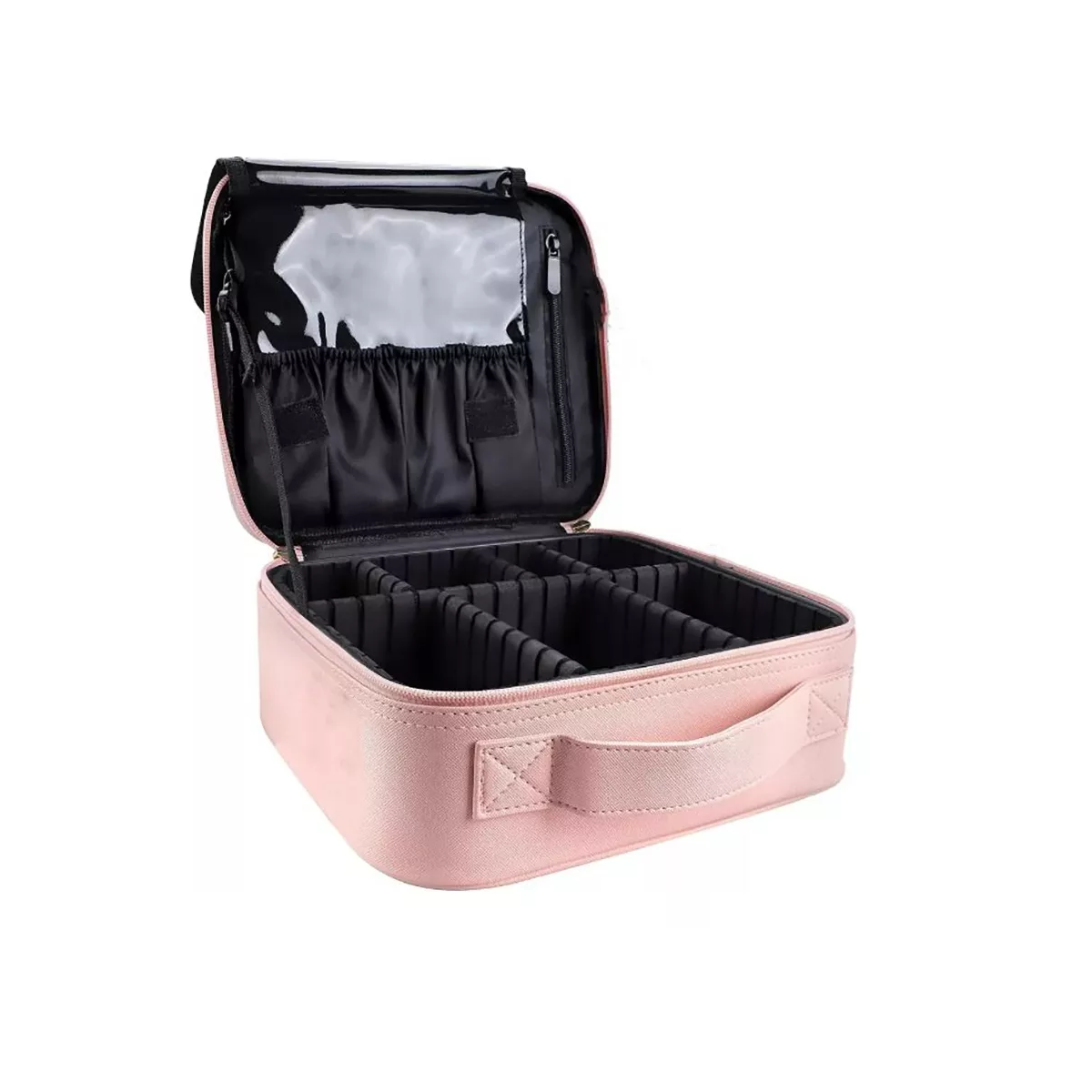 Foto 2 pulgar | Estuche Organizador De Maquillaje De Viaje Para Cosméticos Eo Safe Imports Esi-15283 Rosa