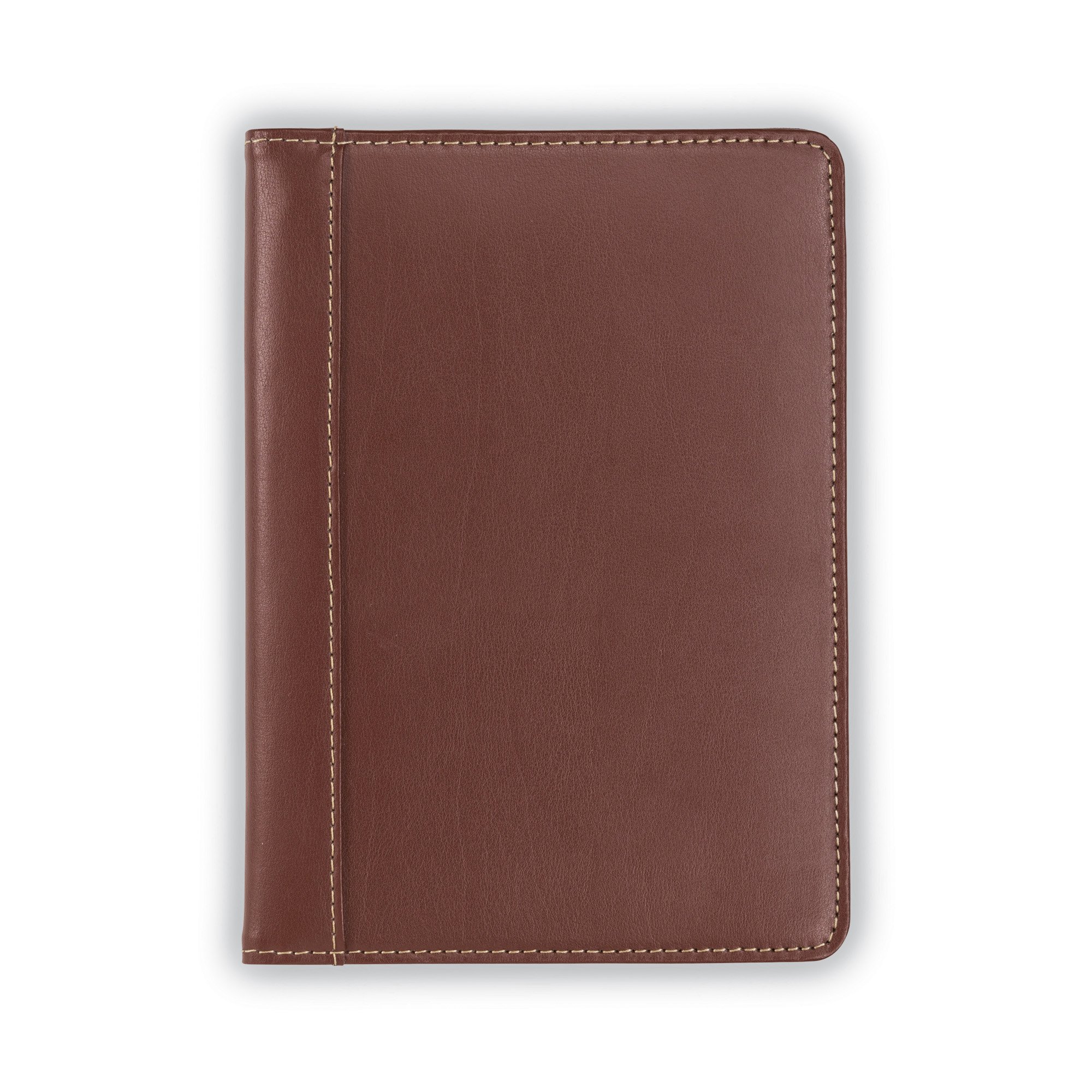 Foto 4 | Minipiel Sintética Portfolio Samsill Con Puntadas En Contraste, Color Marrón - Venta Internacional.