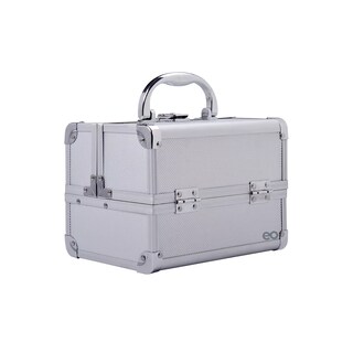 Foto 1 | Neceser Maletín Metálico Reforzado Cosmetiquera Profesional Eo Safe Imports Esi-15558-1 Plata