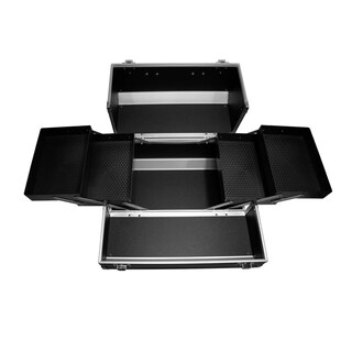 Foto 3 | Neceser Maletín Metálico Reforzado Cosmetiquera Profesional Eo Safe Imports Esi-15558-1 Plata
