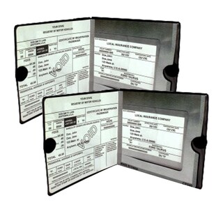 Foto 1 | Paquete De 2 Portadocumentos Para Seguro De Automóvil Y Automóvil - Venta Internacional.