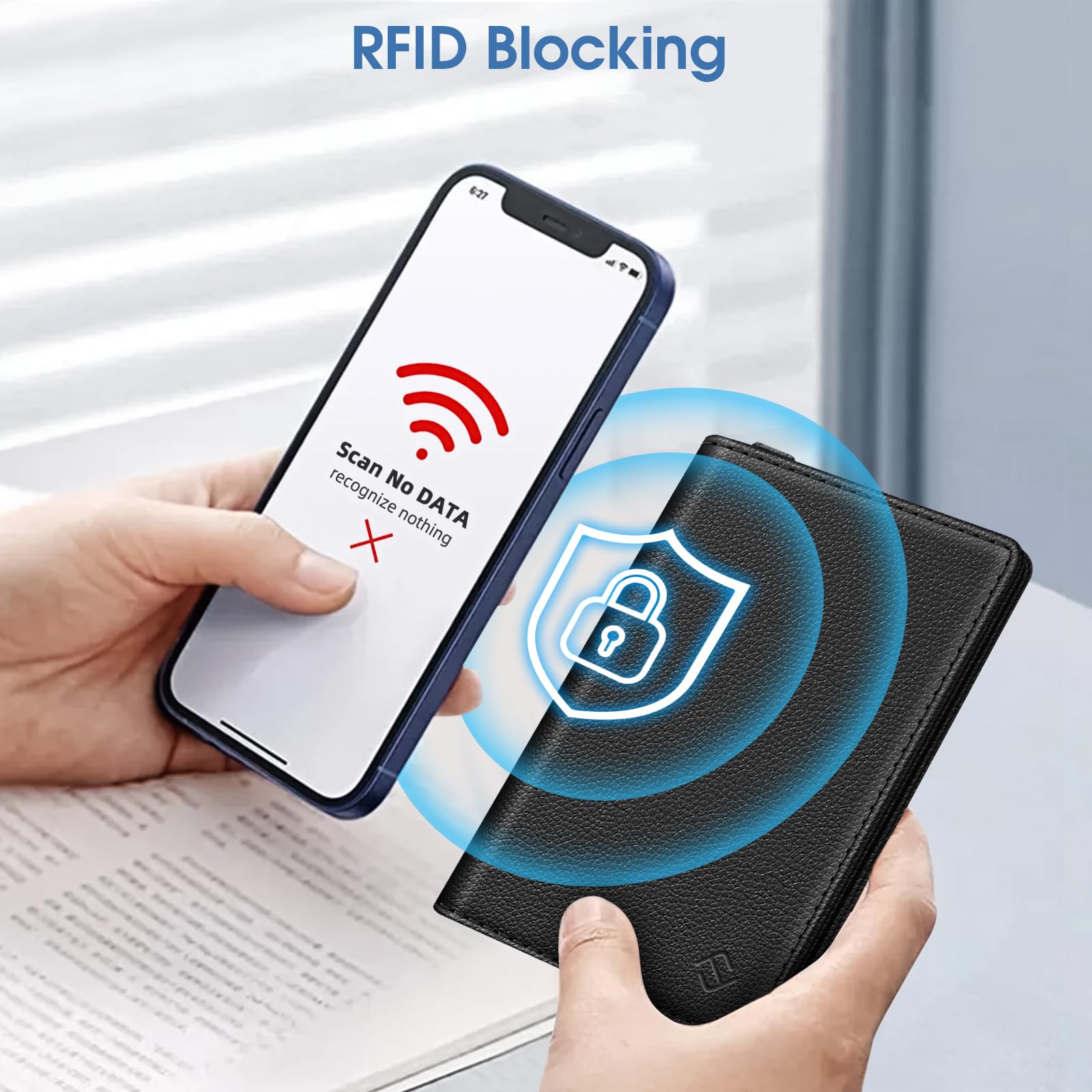 Foto 6 | Funda Para Pasaporte Fintie Con Soporte Para Airtag Y Bloqueo Rfid - Venta Internacional.