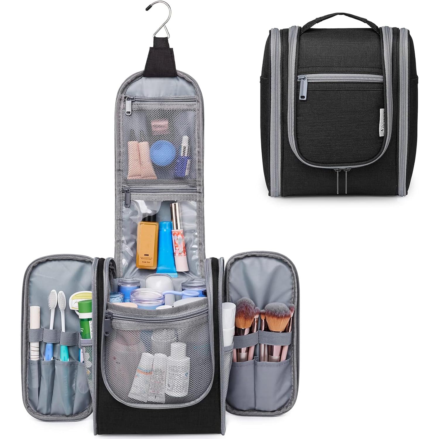Foto 3 pulgar | Neceser de Viaje Narwey Negro-Venta Internacional