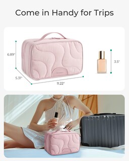 Foto 6 | Neceser de Viaje Bagsmart Rosa-Venta Internacional
