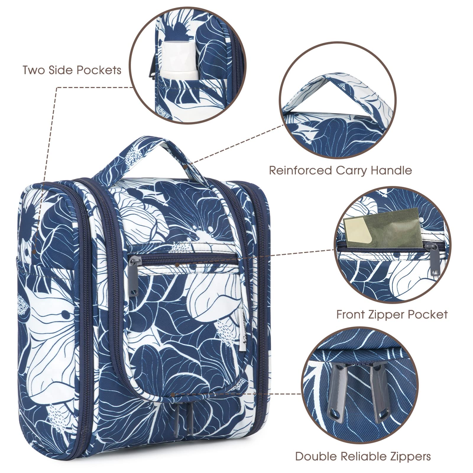 Foto 4 | Neceser de Viaje Narwey Azul-Venta Internacional
