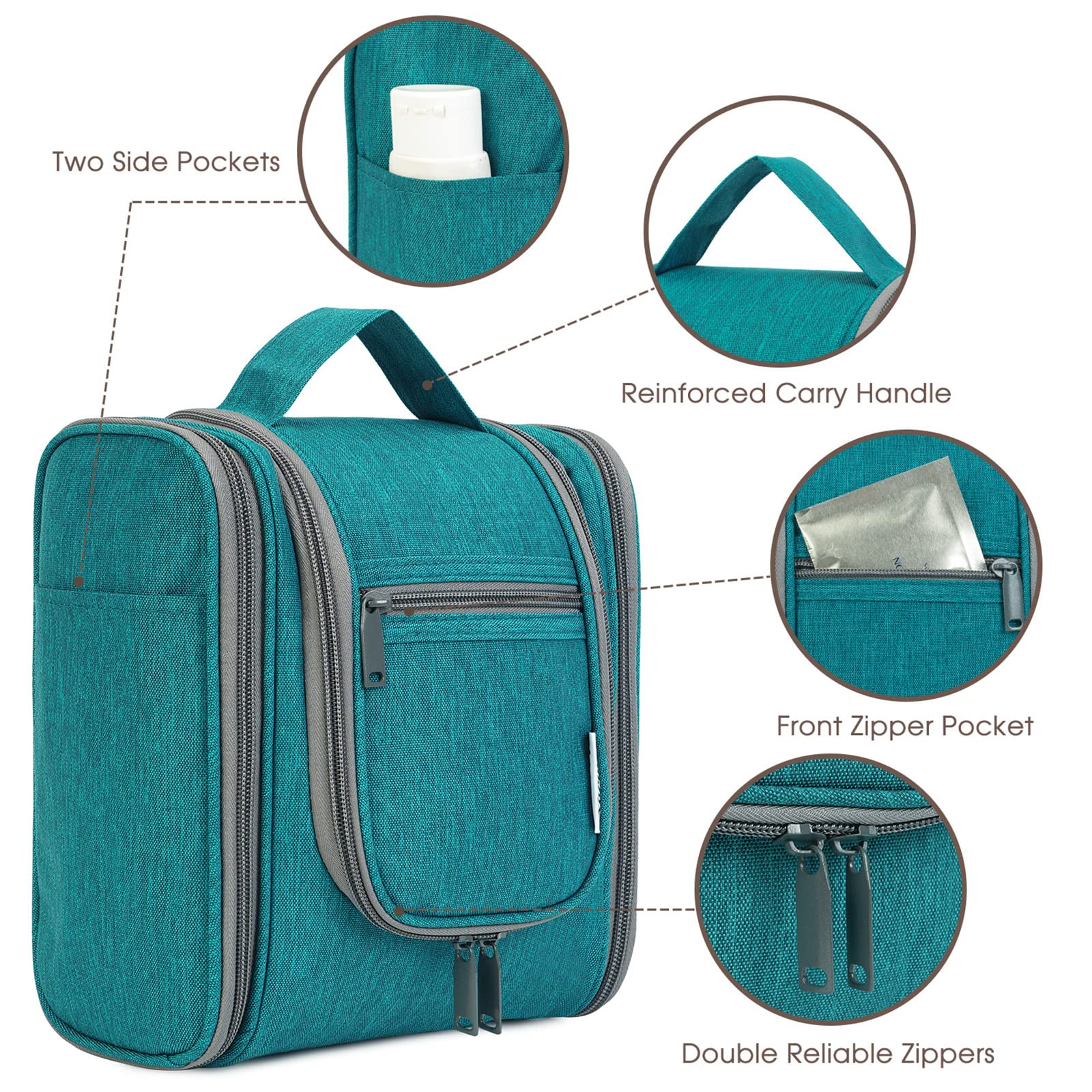 Foto 4 | Neceser de Viaje Narwey Azul-Venta Internacional