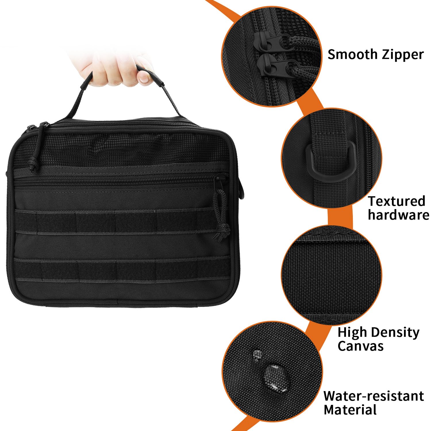 Foto 6 pulgar | Neceser de Viaje Smont Negro-Venta Internacional