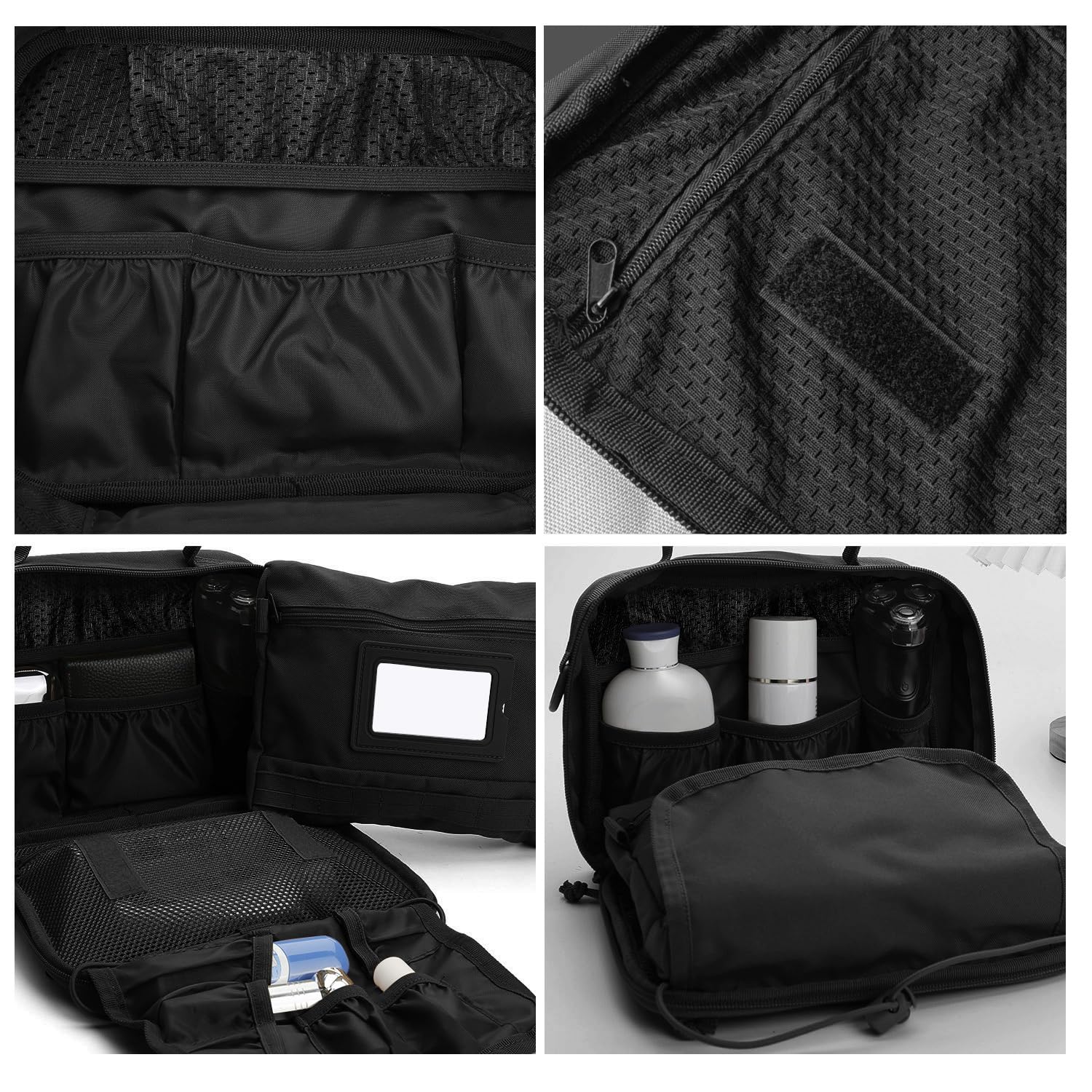 Foto 7 pulgar | Neceser de Viaje Smont Negro-Venta Internacional