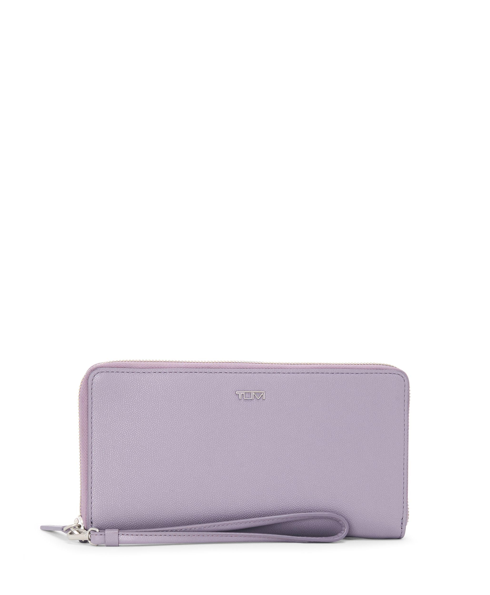 Foto 2 pulgar | Cartera De Viaje Tumi Lavender Leather Con Correa Para Mujer - Venta Internacional.