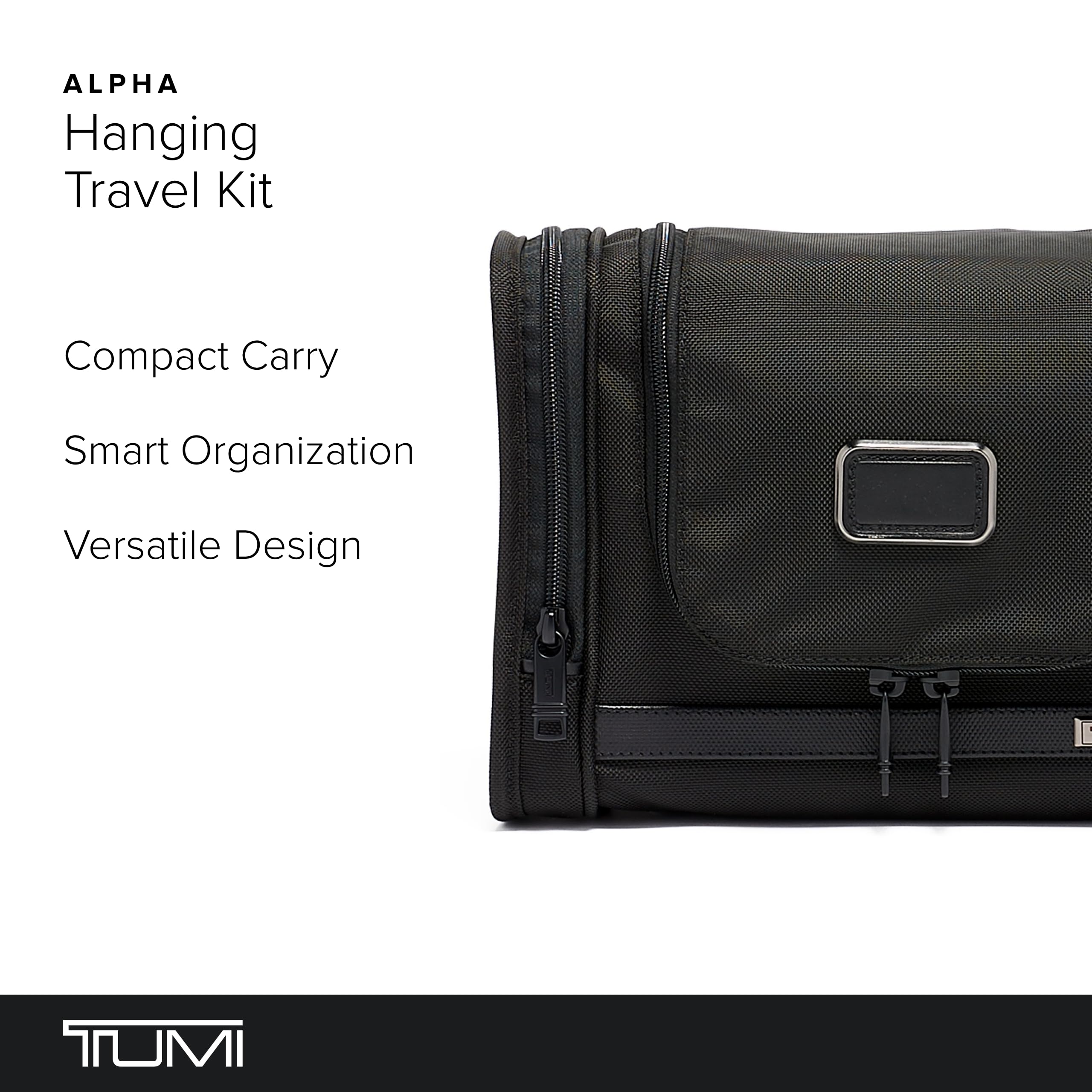 Foto 3 pulgar | Kit De Viaje Tumi Alpha, Kit De Viaje Colgante, Artículos De Tocador, Color Negro - Venta Internacional.