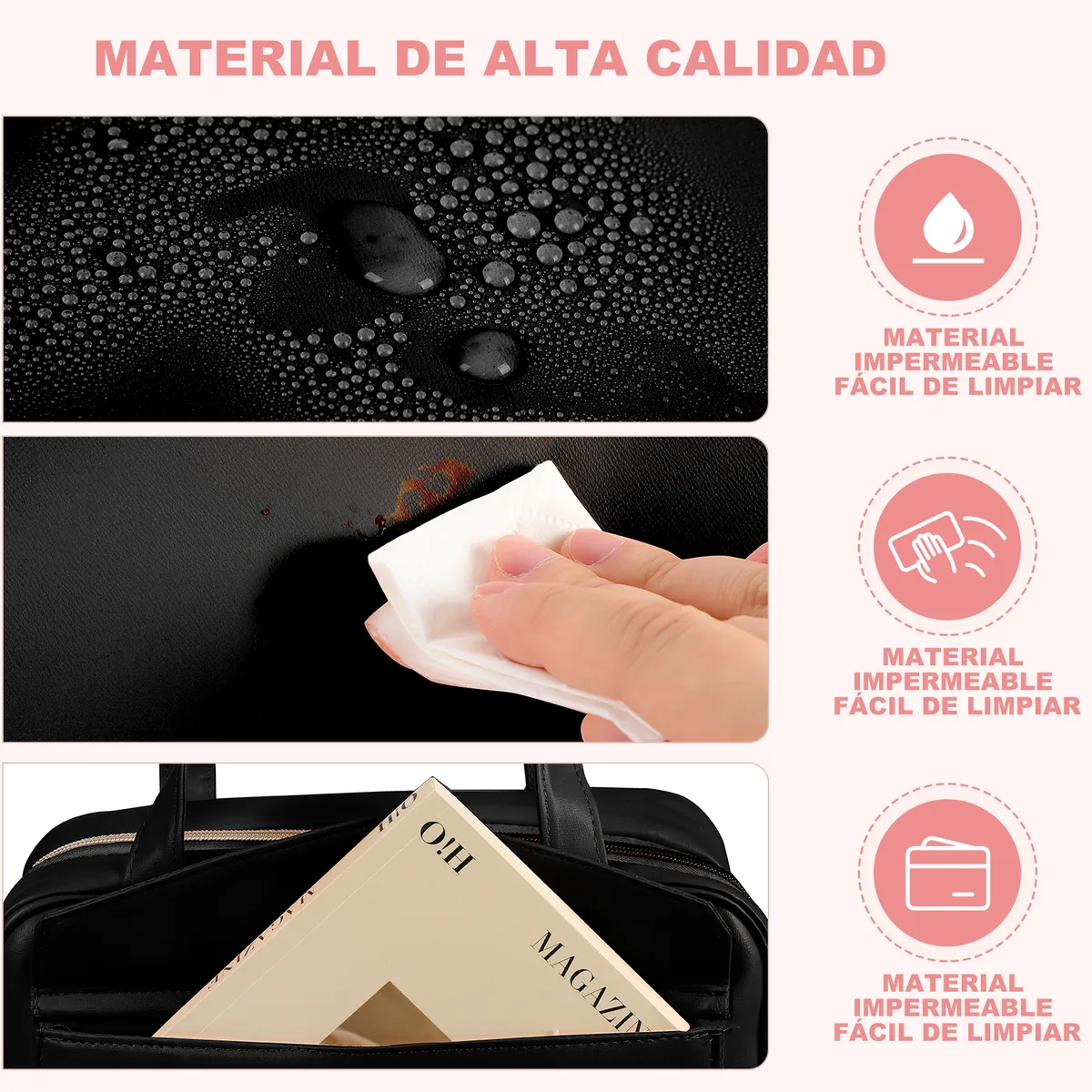 Foto 3 pulgar | Neceser Cosmetiquera, Caja De Viaje Mujer 4 En 1 Eo Safe Imports Esi-18965 Negro