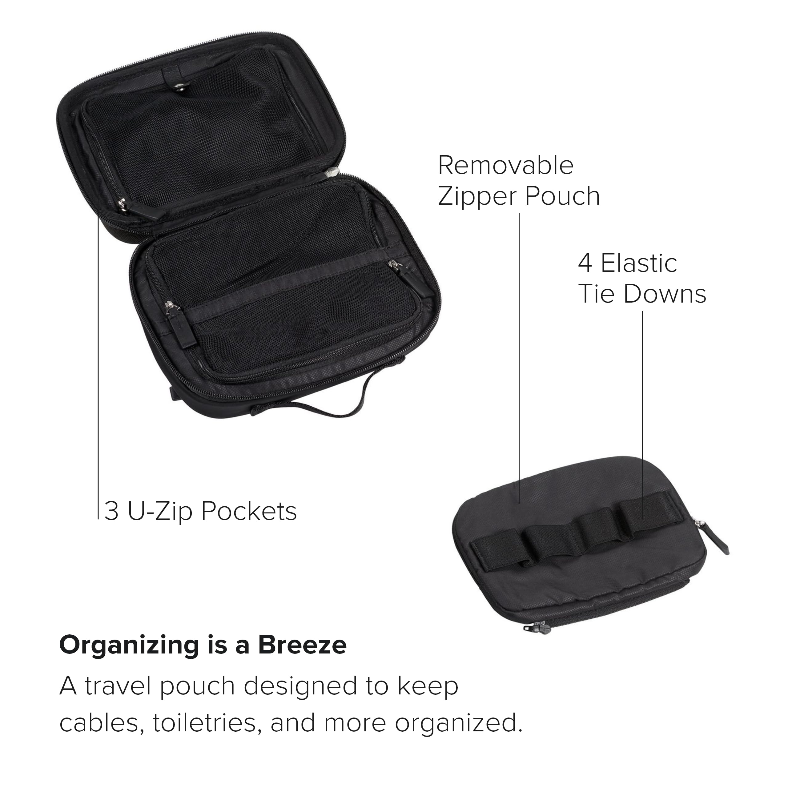 Foto 4 pulgar | Funda Organizadora De Viaje Tumi Para Accesorios, Bolsa Grande De Nailon, Negra - Venta Internacional.