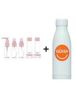 Foto 1 | Kit Botellas Portátiles De Viaje + Gratis Termo Gúish De Regalo